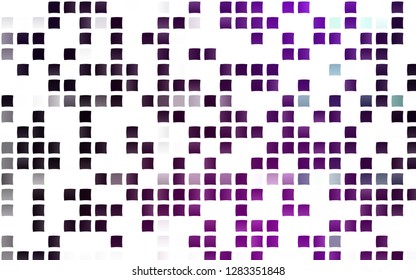 Light Purple vector cover in polygonal style. Decorative design in abstract style with rectangles. Best design for your ad, poster, banner.