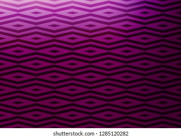 Light Purple vector cover in polygonal style. Decorative design in abstract style with triangles. Pattern for commercials.