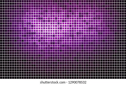 Light Purple vector cover in polygonal style. Abstract gradient illustration with rectangles. Pattern for commercials.