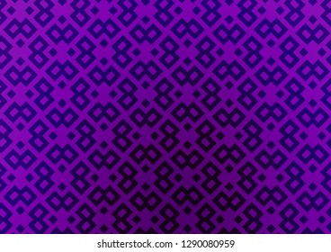 Light Purple vector cover in polygonal style. Decorative design in abstract style with rectangles. Smart design for your business advert.