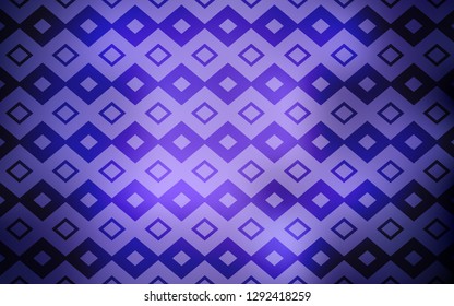 Light Purple vector cover in polygonal style. Decorative design in abstract style with rectangles. Pattern can be used for websites.