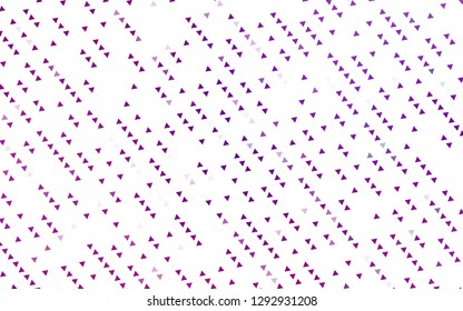 Light Purple vector cover in polygonal style. Beautiful illustration with triangles in nature style. Pattern can be used for websites.