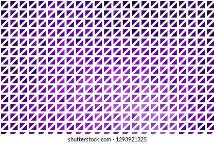 Light Purple vector cover in polygonal style. Illustration with set of colorful triangles. Best design for your ad, poster, banner.