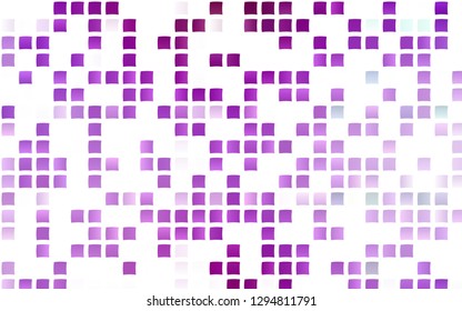 Light Purple vector cover in polygonal style. Rectangles on abstract background with colorful gradient. Pattern for commercials.