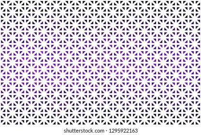 Light Purple vector cover in polygonal style. Beautiful illustration with triangles in nature style. Pattern for commercials.