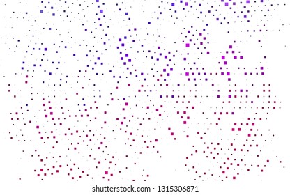 Light Purple vector cover in polygonal style. Beautiful illustration with rectangles and squares. Best design for your ad, poster, banner.
