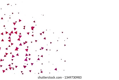 Light Purple vector cover in polygonal style. Modern abstract illustration with colorful triangles. Pattern for busines ad, booklets, leaflets
