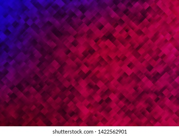 Light Purple vector cover in polygonal style. Rectangles on abstract background with colorful gradient. Smart design for your business advert.