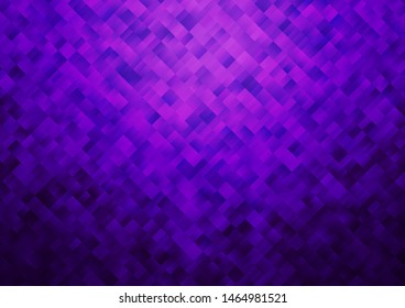 Light Purple vector cover in polygonal style. Modern abstract illustration with colorful rectangles. Smart design for your business advert.