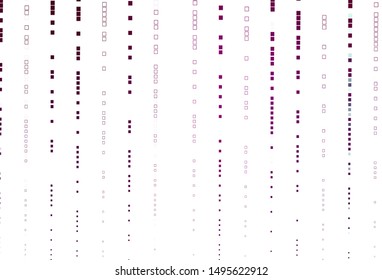 Light Purple vector cover with polygonal style. Glitter abstract illustration with rectangular shapes. Pattern for commercials.