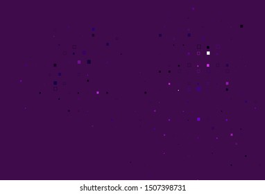 Light Purple vector cover with polygonal style. Beautiful illustration with rectangles and squares. Pattern for commercials.
