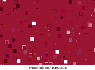 Light Purple vector cover with polygonal style. Modern abstract illustration with colorful rectangles. Pattern for busines booklets, leaflets.