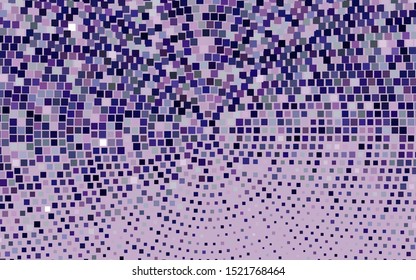 Light Purple vector cover in polygonal style. Beautiful illustration with rectangles and squares. Pattern can be used for websites.