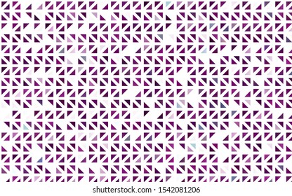 Light Purple vector cover in polygonal style. Beautiful illustration with triangles in nature style. Best design for your ad, poster, banner.