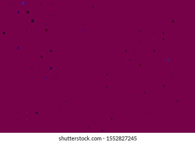 Light Purple vector cover with polygonal style. Abstract gradient illustration with rectangles. Smart design for your business advert.