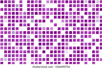 Light Purple vector cover in polygonal style. Illustration with set of colorful rectangles. Smart design for your business advert.