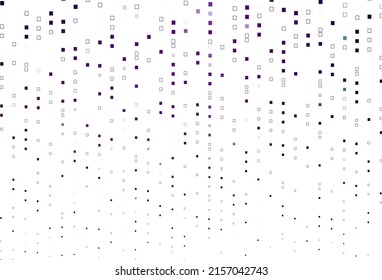 Light Purple vector cover with polygonal style. Abstract gradient illustration with rectangles. Smart design for your business advert.