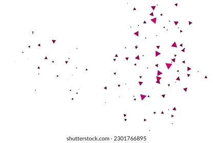 Light Purple vector cover in polygonal style. Modern abstract illustration with colorful triangles. Pattern for busines ad, booklets, leaflets