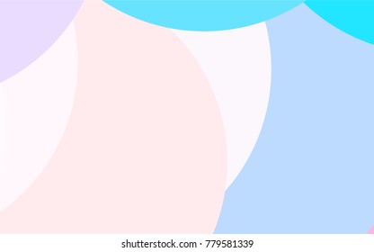 Light Purple vector cover with rounded stripes. Blurred decorative design in simple style with lines. The pattern can be used as ads, poster, banner for medicine.