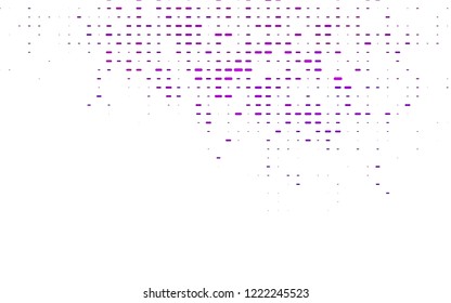 light Purple vector cover with short horizontal lines. Modern geometrical abstract illustration with staves. The template can be used as a background.