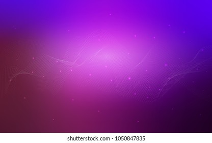 Light Purple vector cover with spots. Illustration with set of shining colorful abstract circles. New design for ad, poster, banner of your website.