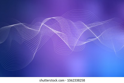Light Purple vector cover with spots. Glitter abstract illustration with blurred drops of rain. The pattern can be used for beautiful websites.