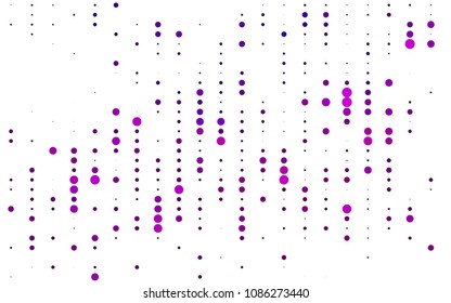 Light Purple vector  cover with spots. Glitter abstract illustration with blurred drops of rain. The pattern can be used for aqua ad, booklets.