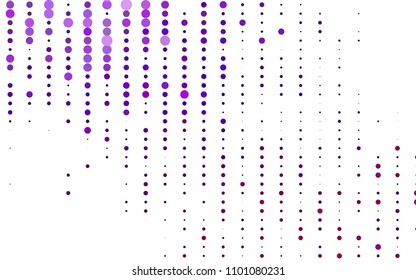 Light Purple vector  cover with spots. Modern abstract illustration with colorful water drops. The pattern can be used for aqua ad, booklets.