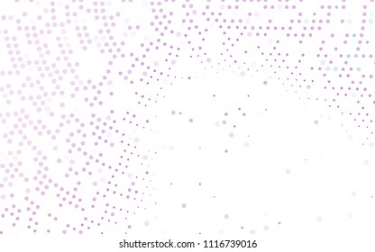 Light Purple vector  cover with spots. Modern abstract illustration with colorful water drops. The pattern can be used for ads, leaflets of liquid.