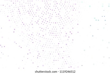 Light Purple vector  cover with spots. Modern abstract illustration with colorful water drops. The pattern can be used for ads, leaflets of liquid.