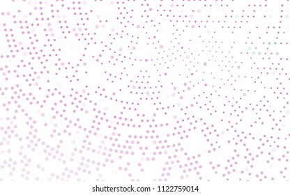 Light Purple vector  cover with spots. Illustration with set of shining colorful abstract circles. The pattern can be used for beautiful websites.