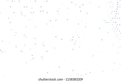 Light Purple vector  cover with spots. Modern abstract illustration with colorful water drops. New design for ad, poster, banner of your website.