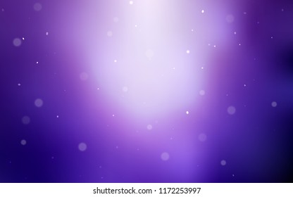 Light Purple vector cover with spots. Modern abstract illustration with colorful water drops. Completely new template for your brand book.