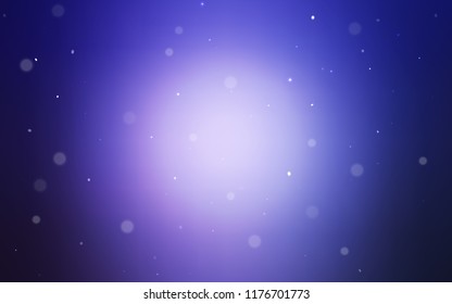 Light Purple vector cover with spots. Blurred bubbles on abstract background with colorful gradient. Pattern can be used for ads, leaflets.