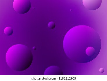 Light Purple vector cover with spots. Glitter abstract illustration with blurred drops of rain. New design for ad, poster, banner of your website.