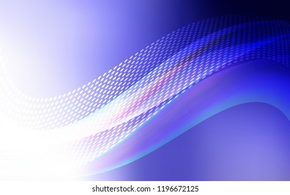 Light Purple vector cover with spots, lines. Glitter abstract illustration with connection of triangle structure. Pattern for beautiful websites.