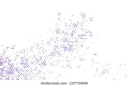 Light Purple vector cover with spots. Beautiful colored illustration with blurred circles in nature style. Template for your brand book.