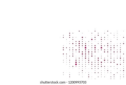Light Purple vector cover with spots. Blurred decorative design in abstract style with bubbles. Pattern for ads, leaflets.