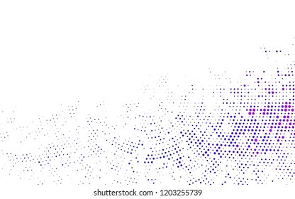 Light Purple vector cover with spots. Abstract illustration with colored bubbles in nature style. Pattern for beautiful websites.