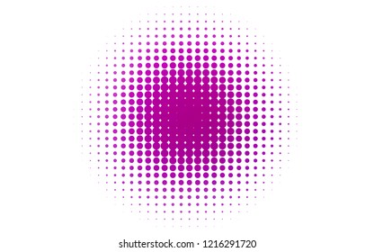 Light Purple vector cover with spots. Illustration with set of shining colorful abstract circles. Design for posters, banners.