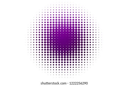 Light Purple vector cover with spots. Blurred decorative design in abstract style with bubbles. Pattern for ads, booklets.