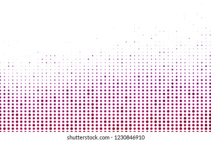 Light Purple vector cover with spots. Blurred bubbles on abstract background with colorful gradient. Pattern for ads, leaflets.