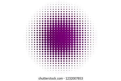 Light Purple vector cover with spots. Blurred decorative design in abstract style with bubbles. Pattern for ads, booklets.