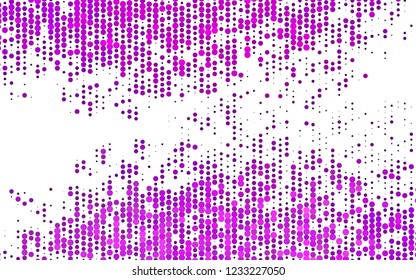 Light Purple vector cover with spots. Beautiful colored illustration with blurred circles in nature style. Pattern for beautiful websites.