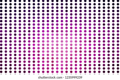 Light Purple vector cover with spots. Beautiful colored illustration with blurred circles in nature style. Pattern for ads, leaflets.
