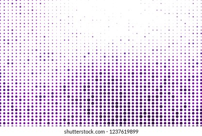 Light Purple vector cover with spots. Blurred decorative design in abstract style with bubbles. Pattern for ads, leaflets.