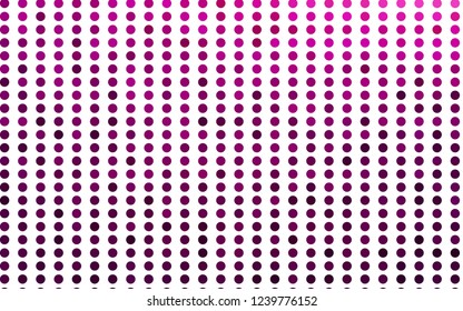 Light Purple vector cover with spots. Blurred decorative design in abstract style with bubbles. Template for your brand book.