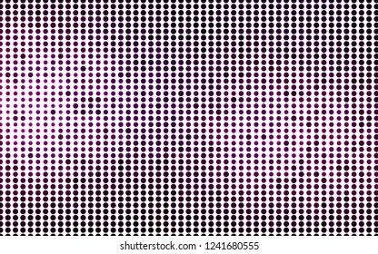 Light Purple vector cover with spots. Blurred bubbles on abstract background with colorful gradient. Pattern for beautiful websites.