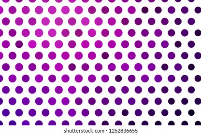 Light Purple vector cover with spots. Abstract illustration with colored bubbles in nature style. Pattern for ads, leaflets.