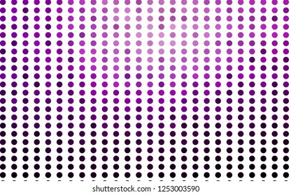 Light Purple vector cover with spots. Modern abstract illustration with colorful water drops. Pattern of water, rain drops.